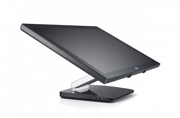 Dell S2340T - lässt sich bis zu 90 Grad neigen (Bild: Dell)